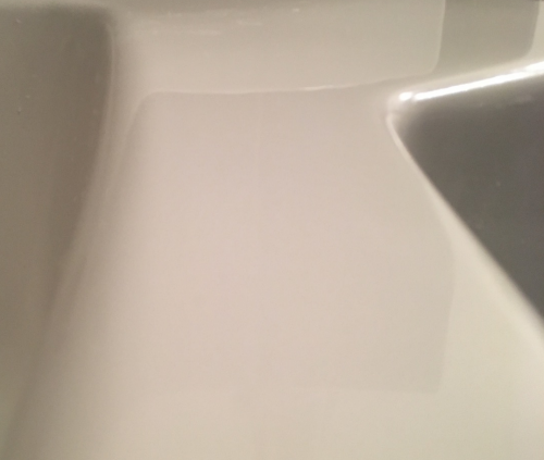 polish tub deck