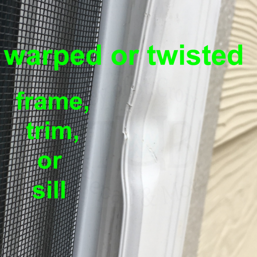 vinyl window warped Joy of St Croix Tub Repair & More