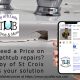 Use your phone to compare the damage on the bathtub to repair photos on our site and estimate the cost for repair by the size of the damage. Published prices at https://www.joyofstcroix.com