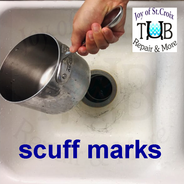 scuff marks scuff marks on porcelain sinks and bathtubs can be removed by www.joyofstcroix.com