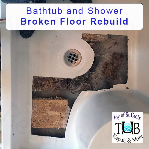bathtub and shower broken floor rebuild product order order repair of broken bathtub and shower floors online at joyofstcroix.com
