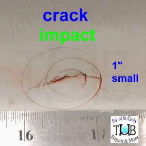 crk_imp_small1_002 repair of an impact crack up to 1
