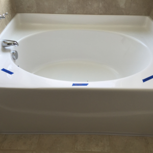 polishing of a bathtub deck - Joy of St Croix polishing of a bathtub deck - Joy of St Croix