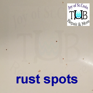 rust spots rust spots left by construction debris can be removed by www.joyofstcroix.com